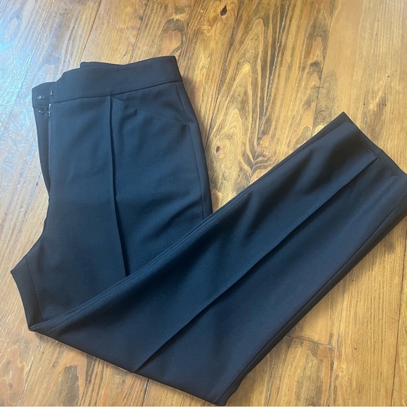 Rebecca Taylor Ottoman Notch Stretch Black High Waist Dress Pants Work Career 6 - Picture 12 of 16